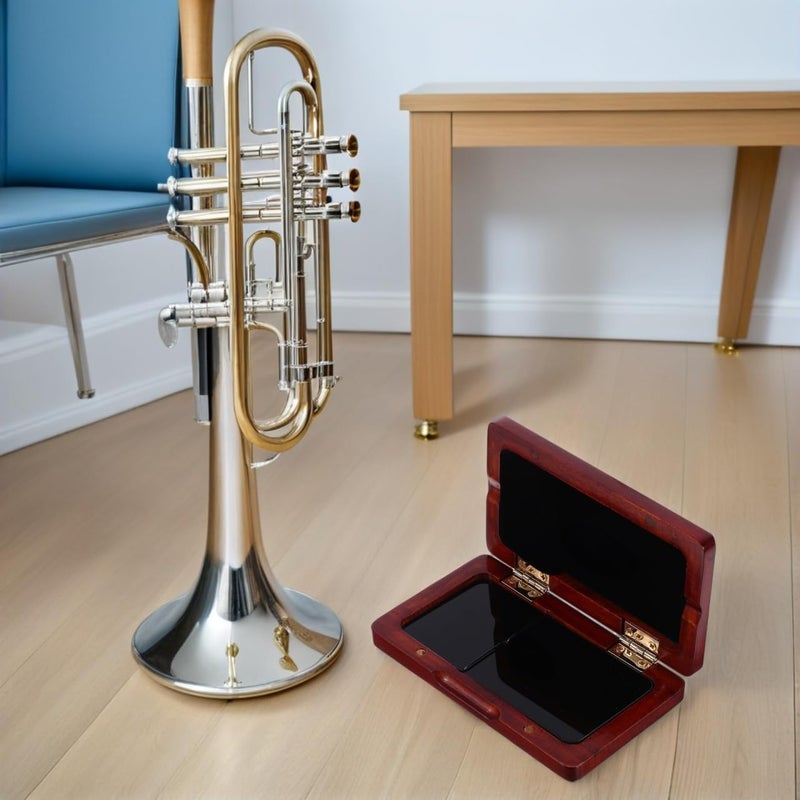 HEALLILY Saxophone Reed Case Wooden Holder Box For Saxophone Clarinet Reeds - Image 4